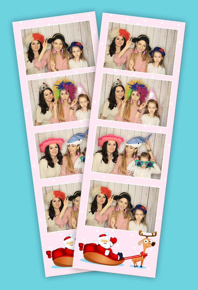 Szablon do fotobudki - Szablon święteczny