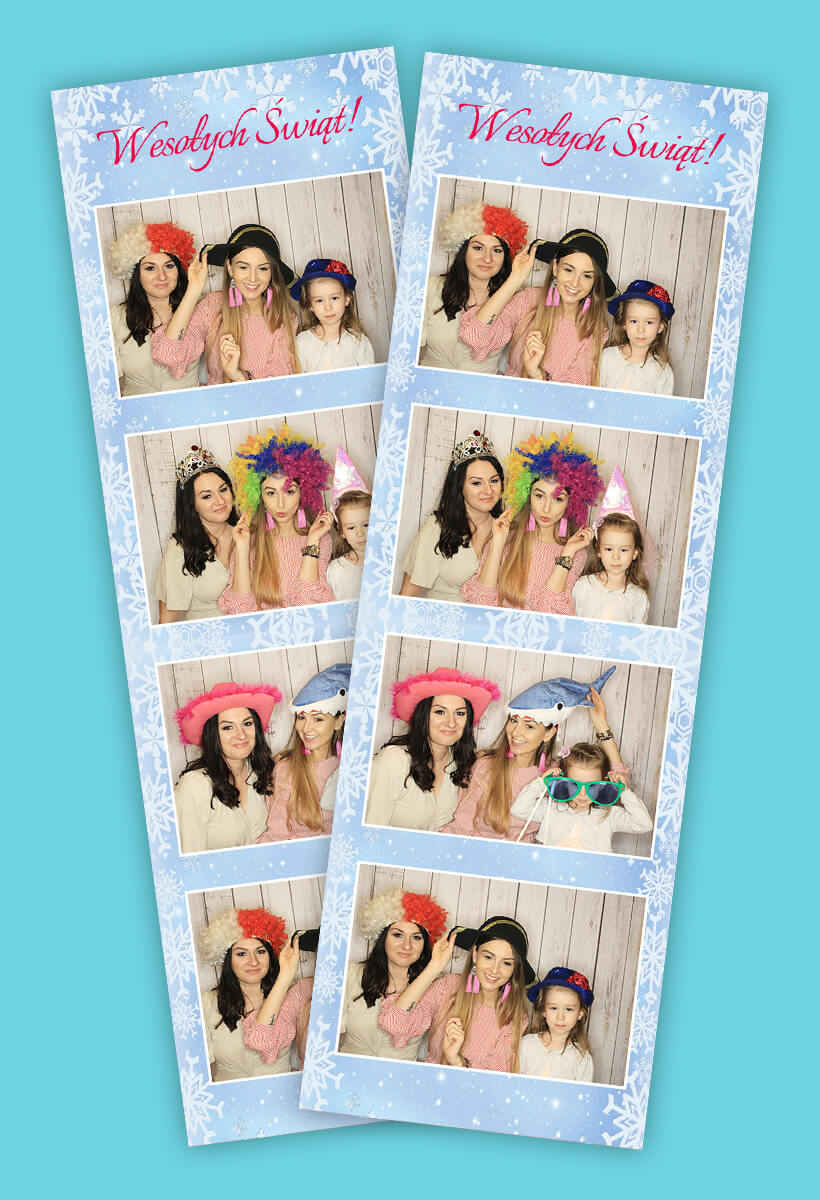 Szablon do fotobudki - Szablon święteczny