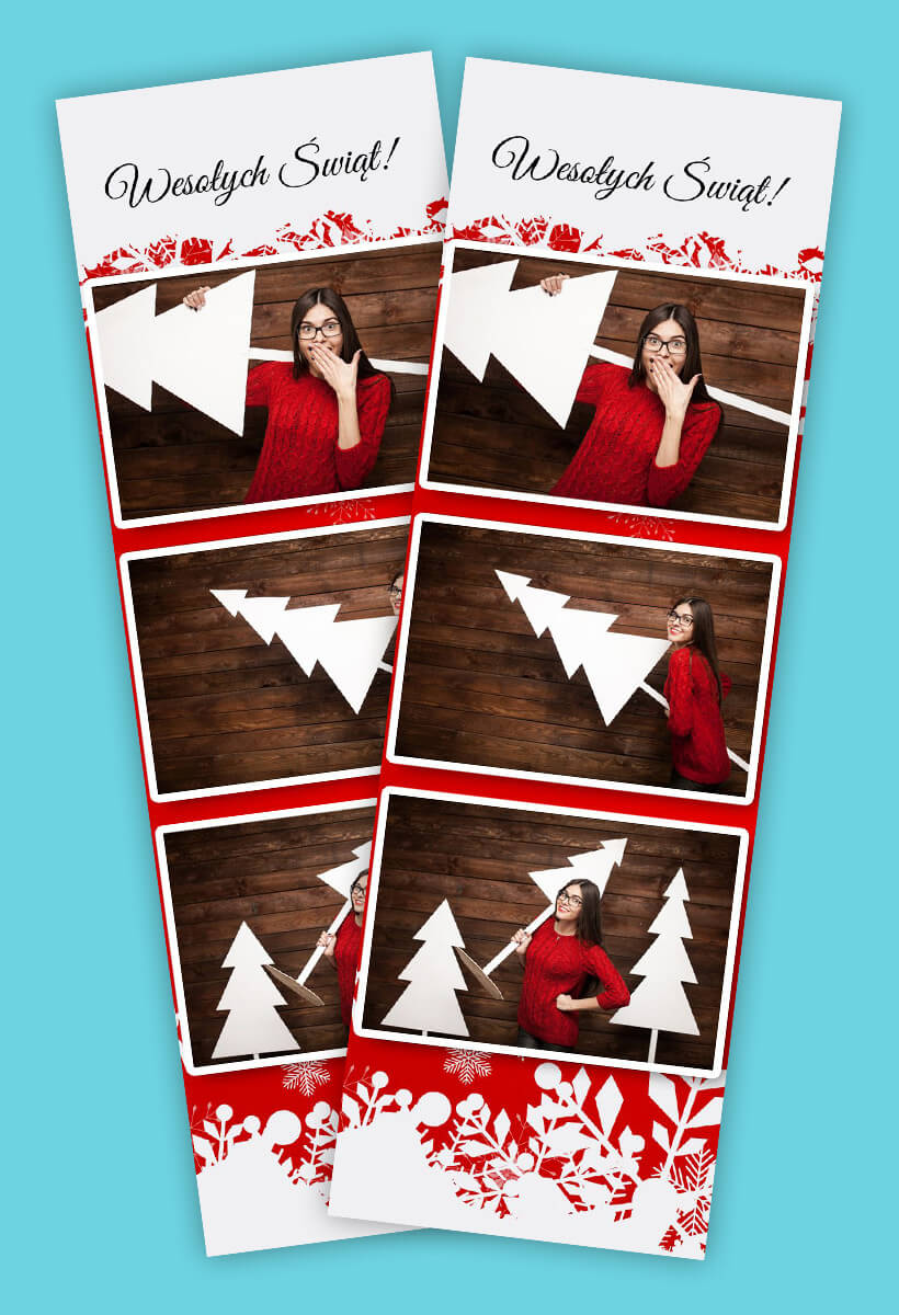 Szablon do fotobudki - Szablon święteczny